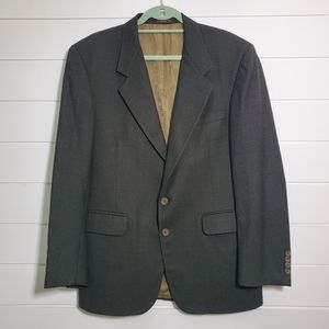 Evan Picone Men's Olive Green Wool Blazer. Size: L